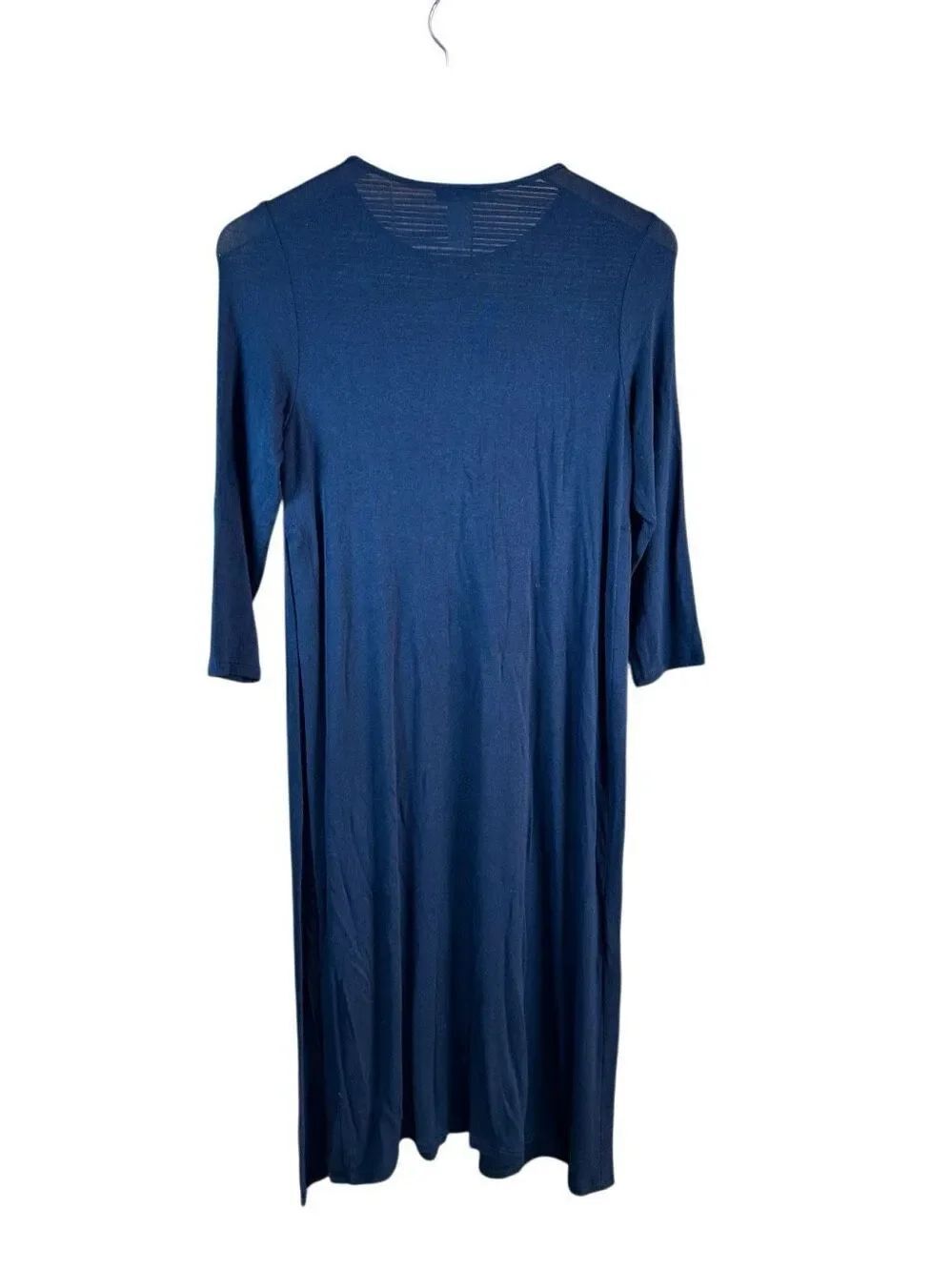 J. Jill Wearever Collection Extra Small Navy Split Hem Tunic